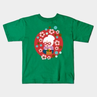 Abuela Tejiendo Kids T-Shirt